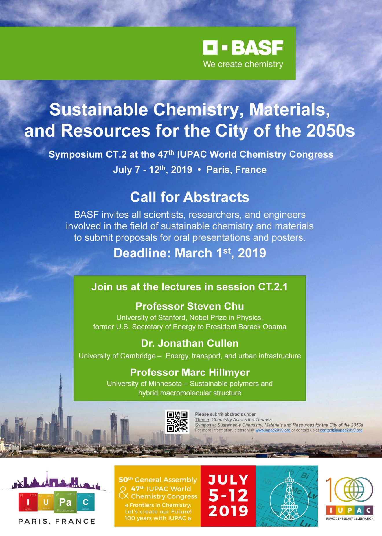 Sustainable Chemistry, Materials, and Resources for the City of the